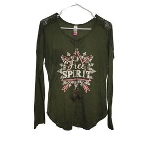 No Boundaries Juniors Shirt Size Large